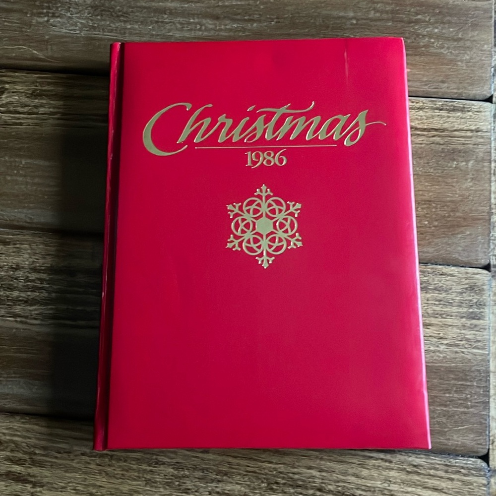 Better Homes and Gardens Christmas 1986 Hardcover Book